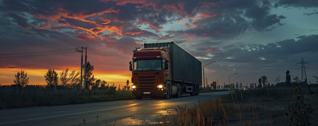 truck logistics operations dusk min - Top Shipping Companies - Shipping Services in Singapore